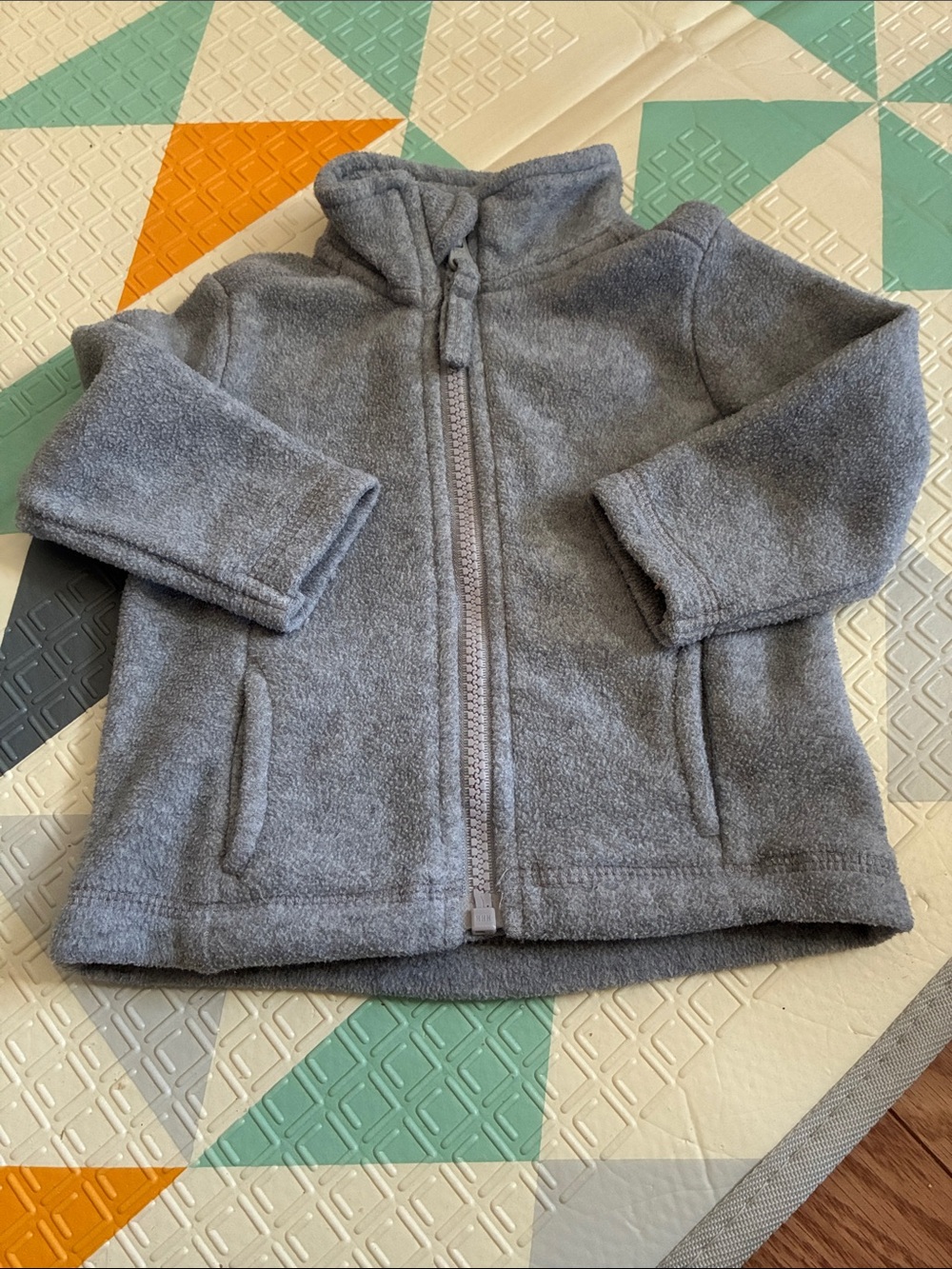 20/25$ 🧸 Gray Kids Zip-Up Fleece Jacket